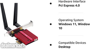 Cudy 2023 New AX5400 WiFi 6E PCIe Card, Bluetooth 5.2 PCIe Adapter