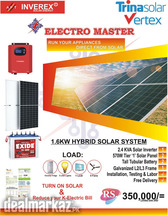 Hybrid Solar System | Inverex Xtron 2400 | Longi 580Watt