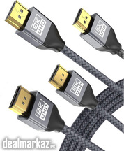 JSBUK 8K 60Hz HDMI Cable 3M,Long 48Gbps 7680P Ultra High Speed HDMI 2.