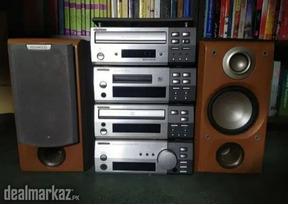 Kenwood mini hi-fi complete set deck stereo amplifier.