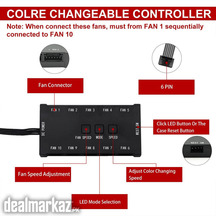 PIRATE 5V ARGB SYNC PWM CASE FAN CONTROLLER SWITCH