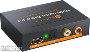 Neoteck 1080P HDMI Audio Extractor, HDMI to HDMI + Optical TOSLINK SPD