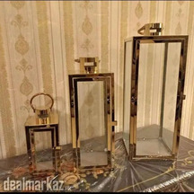 New gold lanterns set stainless steel