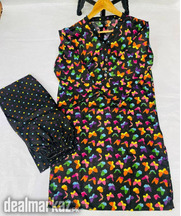2pcs unstitched dress