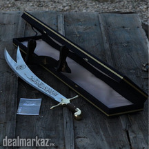 HANDMADE ZULFQR ALI SWORD WITH WOODEN BOX WITH WOODEN STAND BEST GIFT