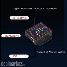 diewu Serial Device Server DB9 RJ45 to RS232 Ethernet to RS232 TCP/IP