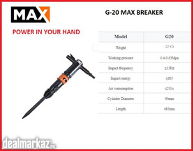 Air Pneumatic Hammer G20 (BREAKER)