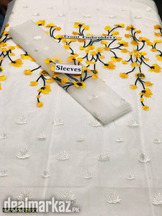 2 pcs embroidery suit