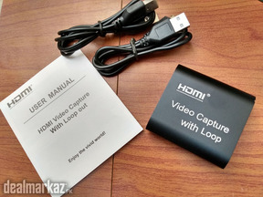 4K HDMI Video Capture Card with Loop-Out, UHD 1080P 60FP