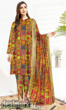 women's 3 pcs unstitiched digital printed suit free delivery