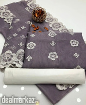 Khaddi Net Fabric Embroidery