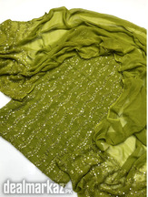 Dori sitara work 2pcs suit stuff chiffon 2pcs suit