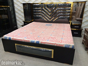 Acrylic Lasani storage bed set