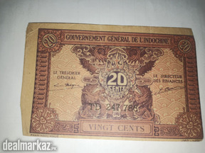French Indochina 20 cents