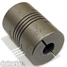 HELI-CAL 7X7mm Bore Hard Iron Motor Shaft Flexible Coupling C130