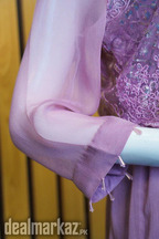 Lilac Frock Embroidered Waistcoat Formal Couture | madihajahangir.com