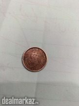 Copper coin of 1/12 anna ,1939, George vi