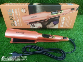 Silkies Professional Silk-Rebounding Hair Straightener with LED Screen