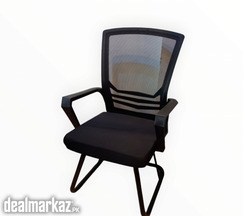 Office visitor and guests chair full black