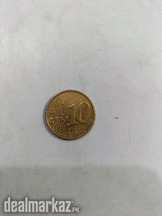 A coin of 10 euro cent of Nederland,2000