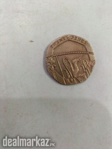 Coin of 20 pence, united kingdom,2015