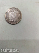 Polish coin of 20 groszy,2000
