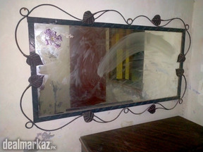 Console mirror dresser cabnet