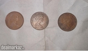 New 2 Pence Elizabeth II (3 Coin) 1971