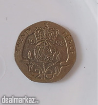 20 Pence Elizabeth II (1xcoin) 1998 vintage coin