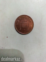 One penny of united kingdom,2001