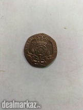 Coin of 20 cent,2007, united kingdom
