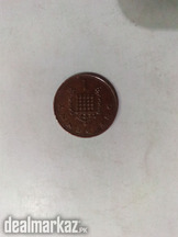 One penny, united kingdom,1988