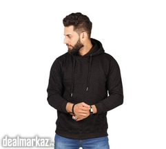 Men's Fleece Plain Hoodie