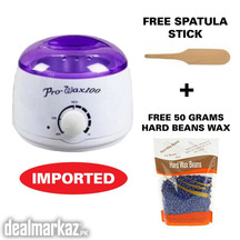 Pro Wax 100 Body Wax Heater Machine - Free Spatula and Wax Beans