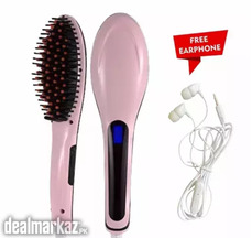 Fast Hair Straightener Brush - Free Earphones