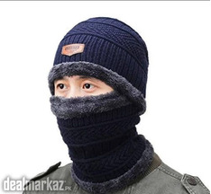 Unisex Woolen Beanie and Neck warmer