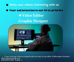 I am a professional video editor and Graphic Designer