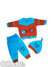 3 PC's New Born Baby Stiched Suit Spiderman Winter Stuff