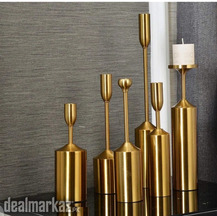 New Fancy Golden candle stand 6 peices set