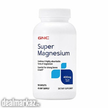 GNC Super Magnesium 400mg 90 Caplets