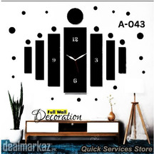 Line Box Design Wooden Wall Clock | Special For Gifts