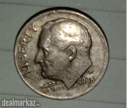 One dime united state of america