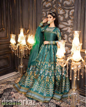 Women's 3 pcs stitched katan silk printed suit free delivery