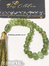 Natural peridot stone tasbih