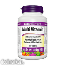 Webber Naturals Diabetex Multi Vitamin, 120 Ct