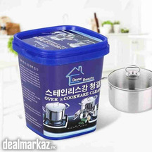 CLEANS COOKWARE SURFACES