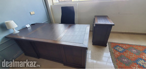 Executive Desk with Chair and Storage