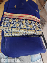 unstitched Banarsi saree
