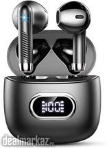 Wasart Wireless Earbud, Bluetooth 5.3 Headphones with 4 ENC Mics