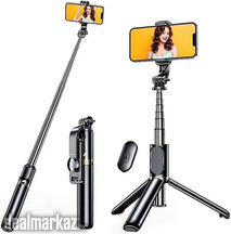 Blukar Selfie Stick, 4 in 1 Extendable Bluetooth- 360° Rotation Stable
